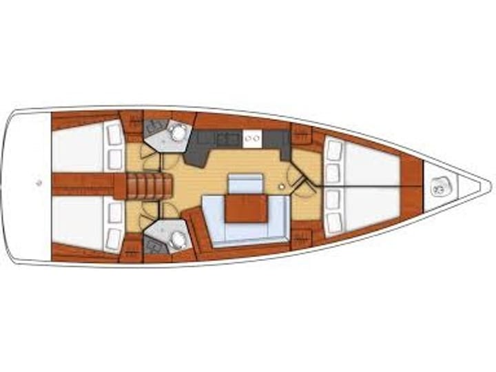 Sailboat Beneteau Oceanis 45 (2013) for Charter - Lefkada | #21870 - 3