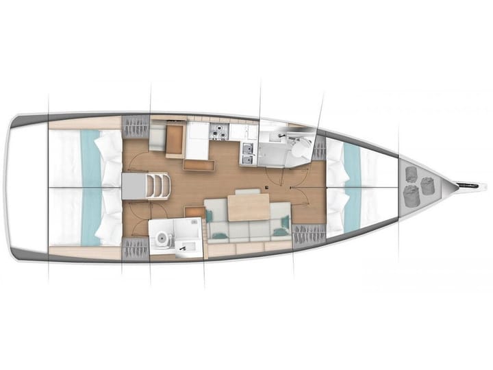 Sailboat Jeanneau Sun Odyssey 440 (2023) for Charter - Lefkada | #21871 - 9