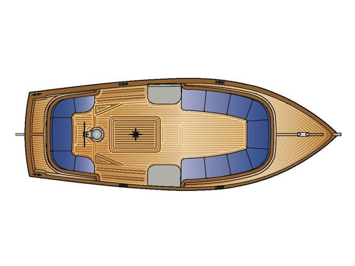 Bateau à moteur De Drait Drachtster Sloep 750 (2010) pour Charter - Drachten | #22052 - 9