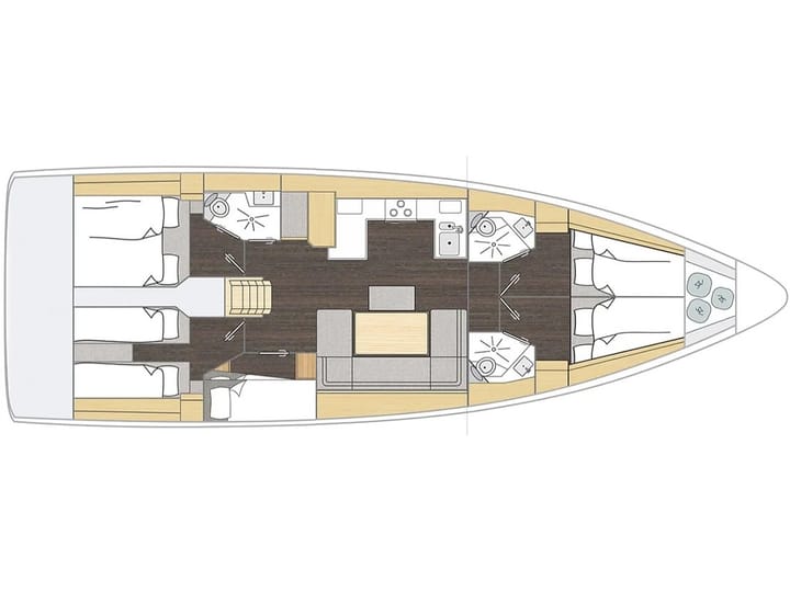Fethiye 14.91 m Per noleggio Barca a vela - #22193 - 22