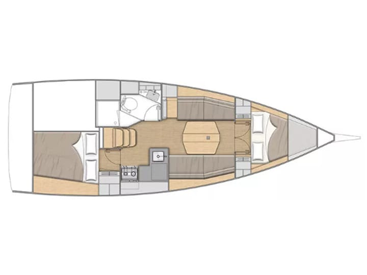 Fethiye 10.77 m Per noleggio Barca a vela - #22200 - 20