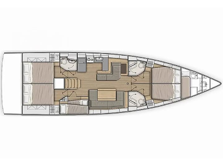 Beneteau Oceanis 51.1 Kiralık Yelkenli (2020) - Kos | #22238 - 12