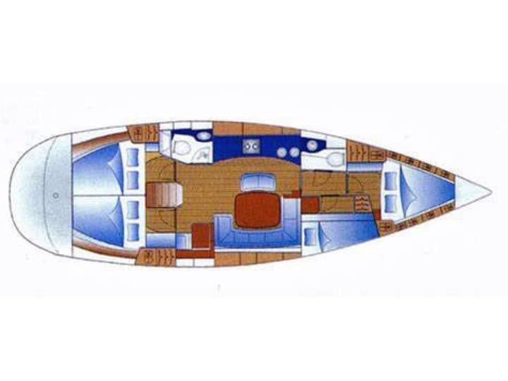 Leuca 13.95 m Für Charter Segelboot — #22302 - 7