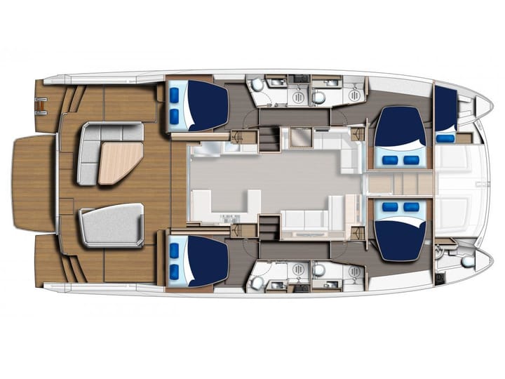Road Town 16.18 m Per noleggio Catamarano - #22548 - 19
