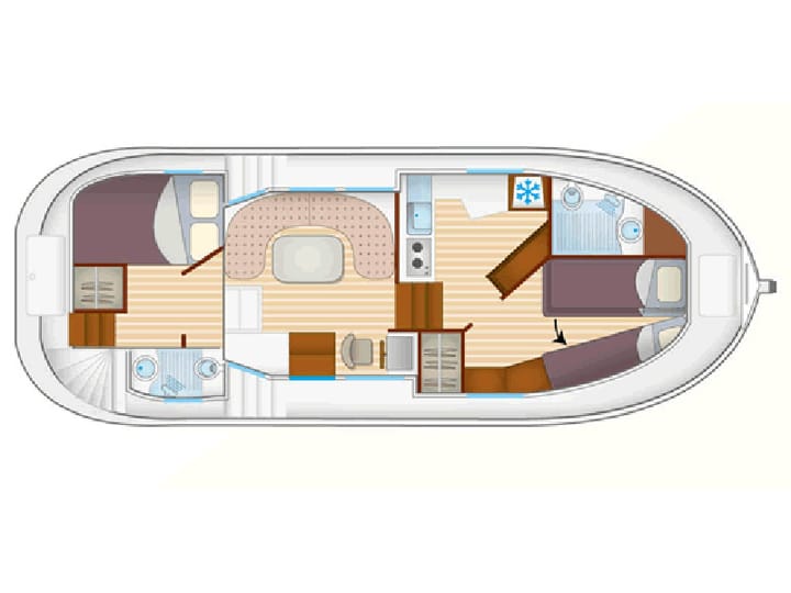 Bernburg 10.2 m Für Charter Motorboot — #22896 - 12