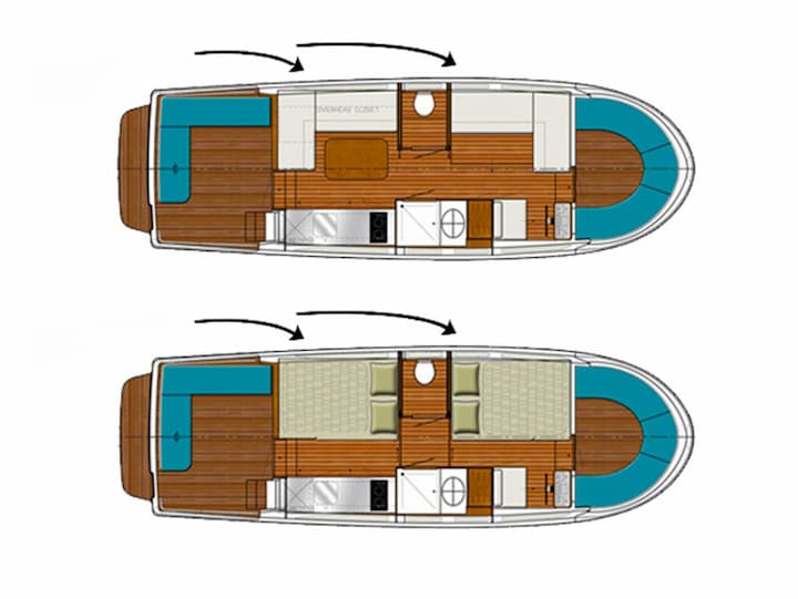 Bernburg 9.5 m Für Charter Motorboot — #23065 - 3