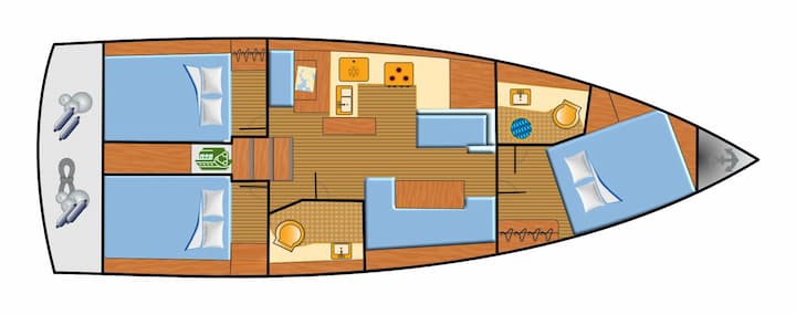 Sailboat Jeanneau Sun Odyssey 410 (2025) for Charter - Rogoznica | #23203 - 2
