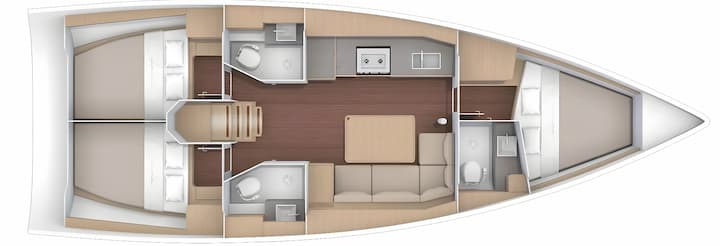  Velero Dufour  390 Grand Large (2021) para Charter - Sívota | #23256 - 2