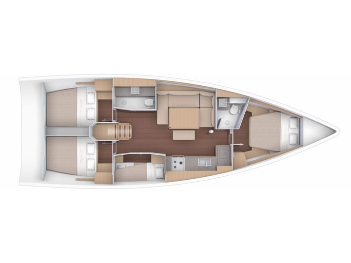 Sailboat Dufour  430 Grand Large (2021) for Charter - Lefkada | #23271 - 4