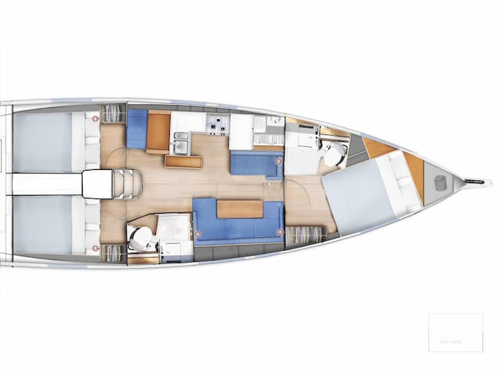  Velero Jeanneau Sun Odyssey 410 (2022) para Charter - Preveza | #23276 - 3
