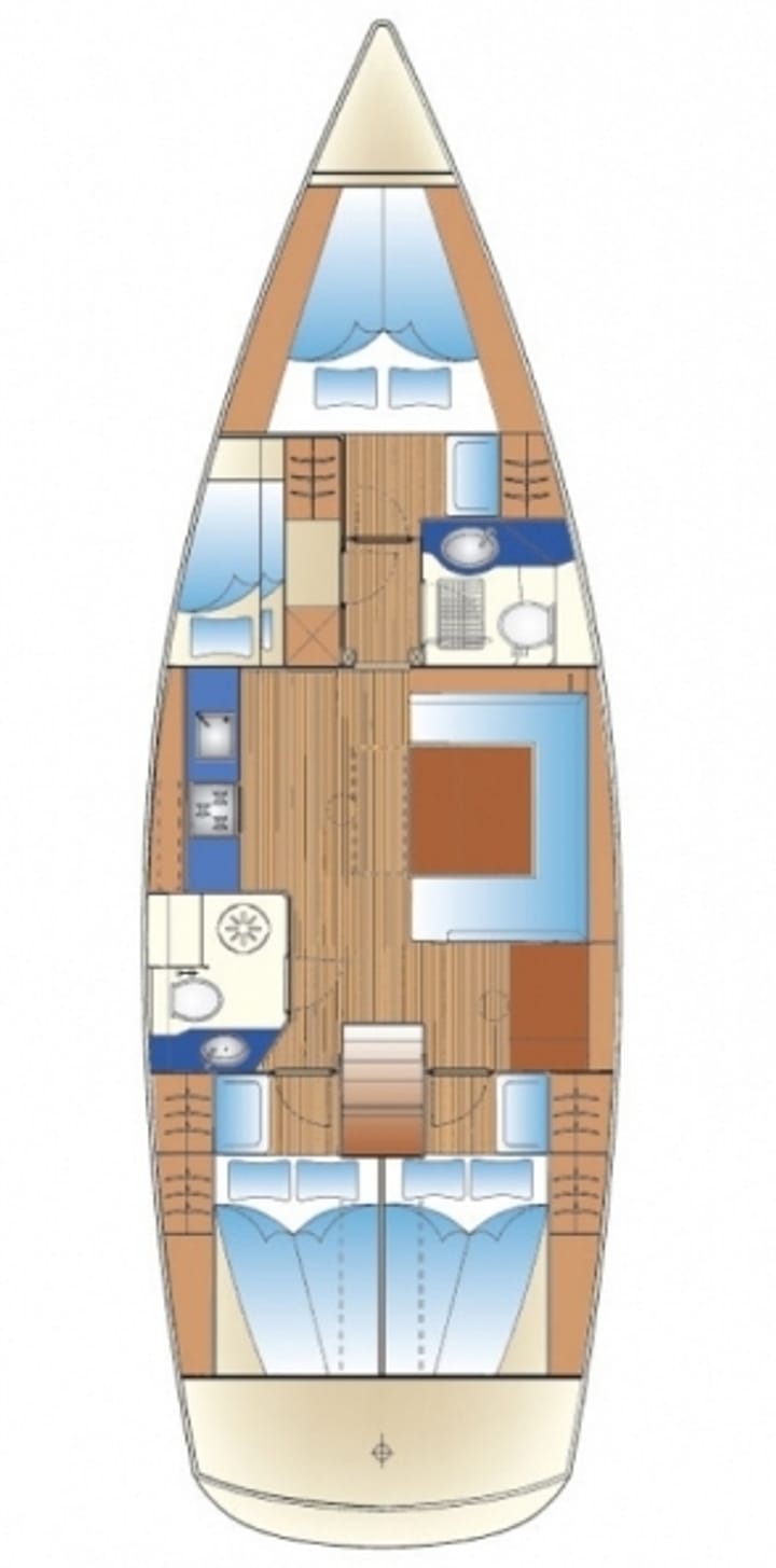 Sailboat Bavaria  47 Cruiser (2022) for Charter - Gocek | #23325 - 11