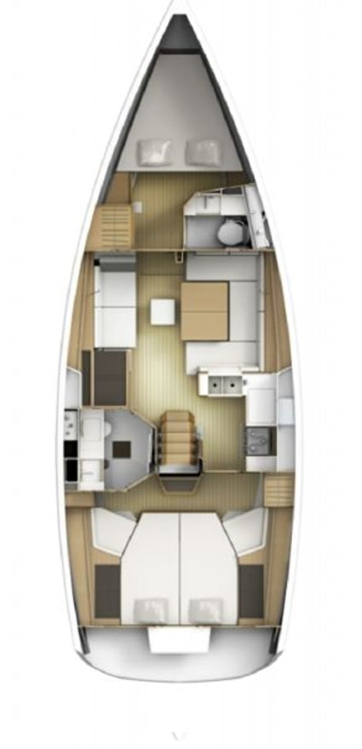 Sailboat Jeanneau Sun Odyssey 41DS (2020) for Charter - Gocek | #23330 - 10