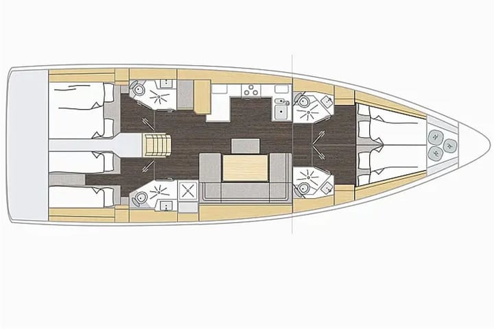  Barca a vela Bavaria 46 Cruiser (2025) per Noleggio, overcloccabile Fethiye | #23412 - 24