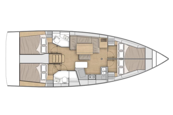  Zeilboot Beneteau Oceanis 40.1 (2025) voor Charter - Fethiye | #23417 - 25