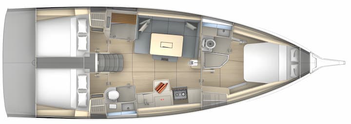 Primosten 12.75 m Für Charter Segelboot — #23480 - 2