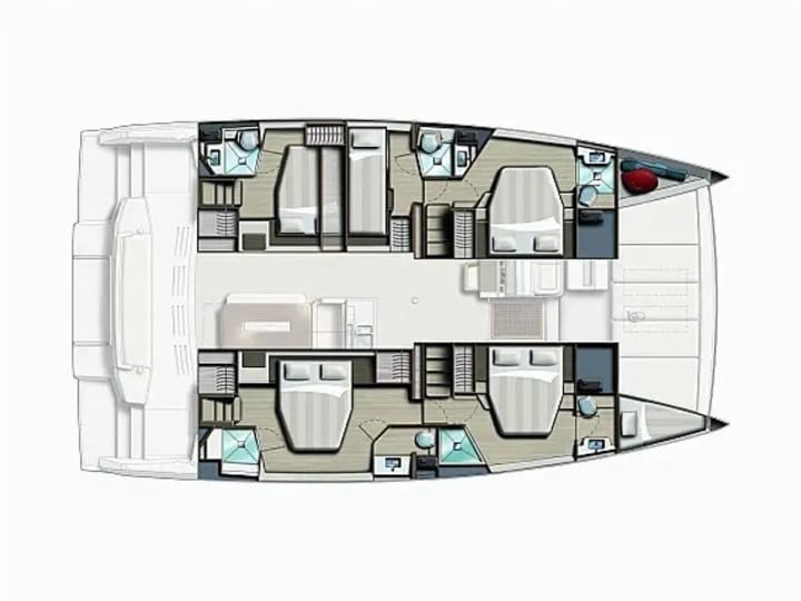  Catamaran Bali 4.8 (2023) voor Charter - Fethiye | #23565 - 35