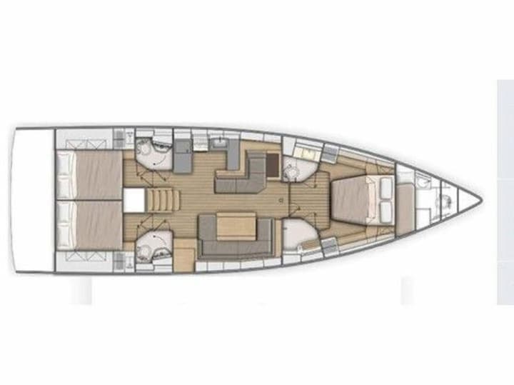Sailboat Beneteau Oceanis 51.1 (2022) for Charter - Kos | #23600 - 3