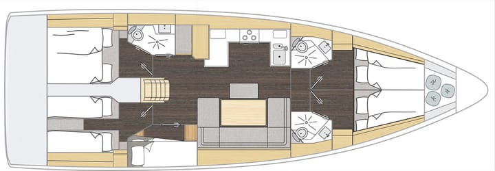 Voilier Bavaria 46 Cruiser (2025) pour Charter - Fethiye | #23649 - 17