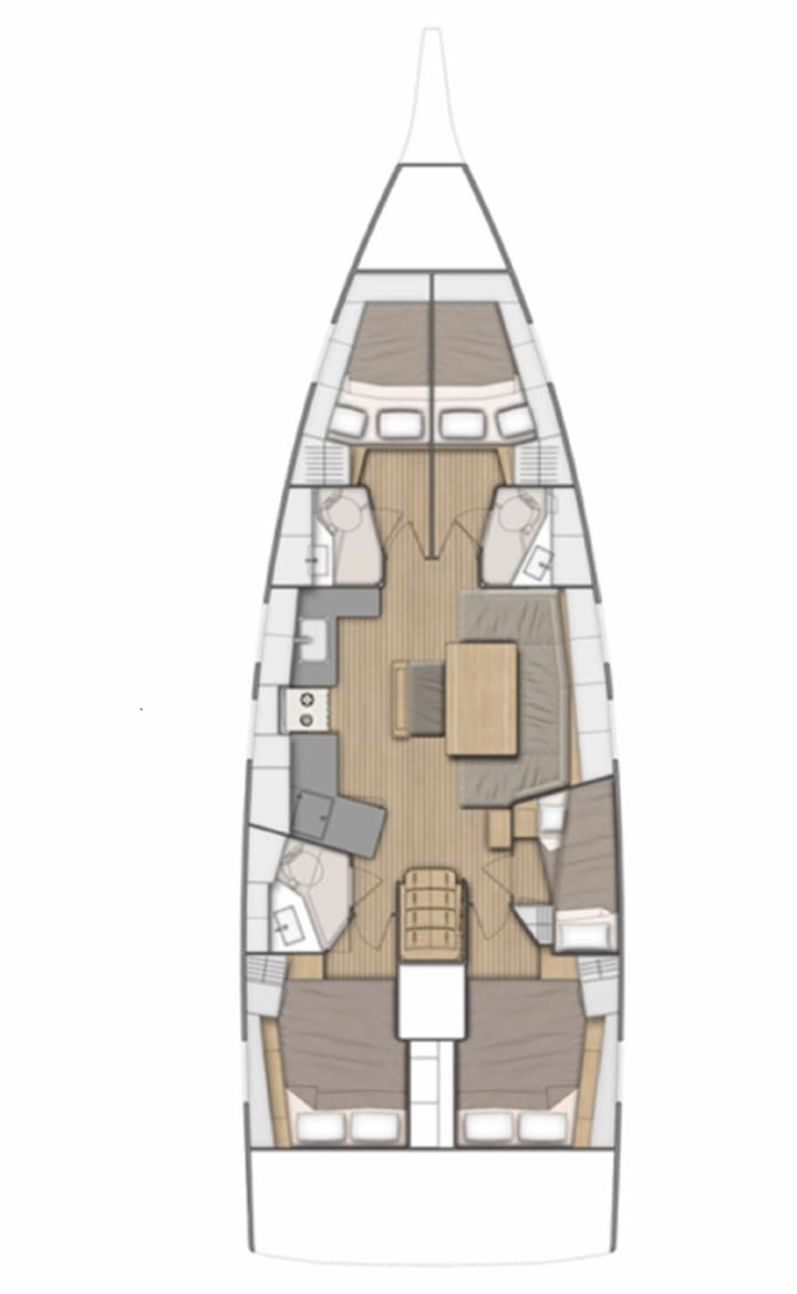 Sailboat Beneteau Oceanis 46.1 (2022) for Charter - Athens | #23722 - 4