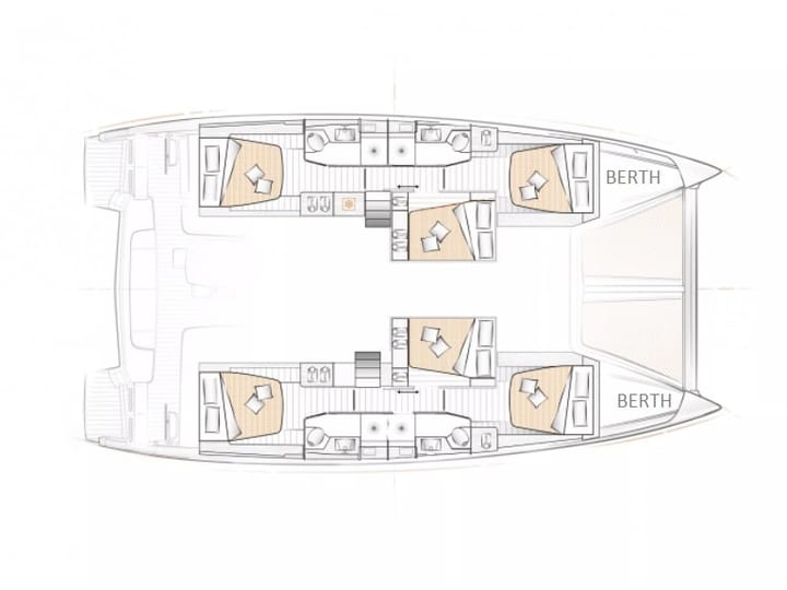 Mitikas - Preveza 14.84 m Per noleggio Catamarano - #23731 - 50