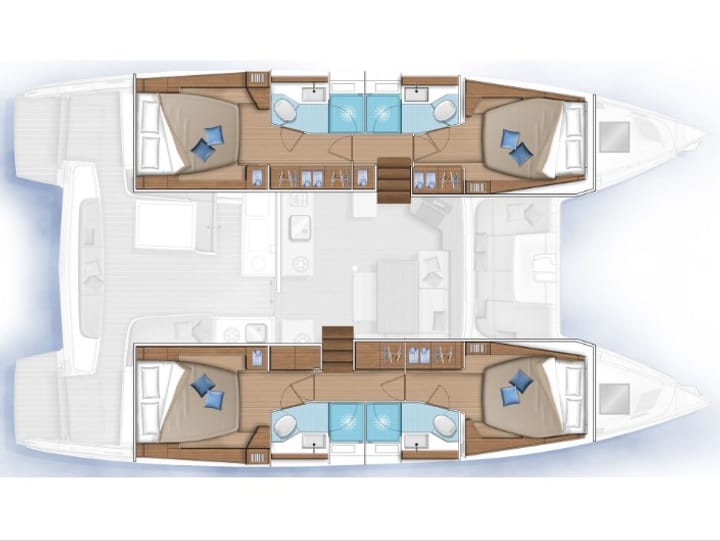 Catamaran Lagoon  46  (2025) for Charter - Athens | #23805 - 23