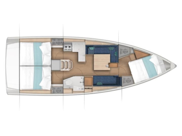 Jeanneau Sun Odyssey 380 Kiralık Yelkenli (2024) - Rome | #23833 - 5