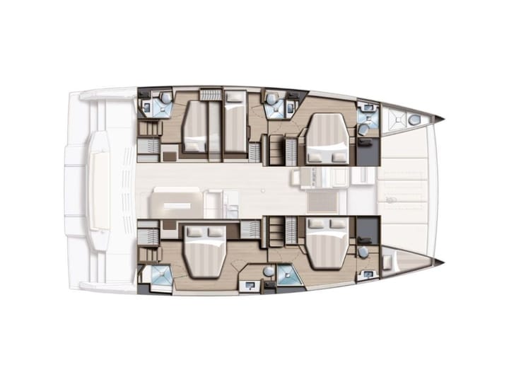 Lavrion 14.86 m Per noleggio Catamarano - #23882 - 3