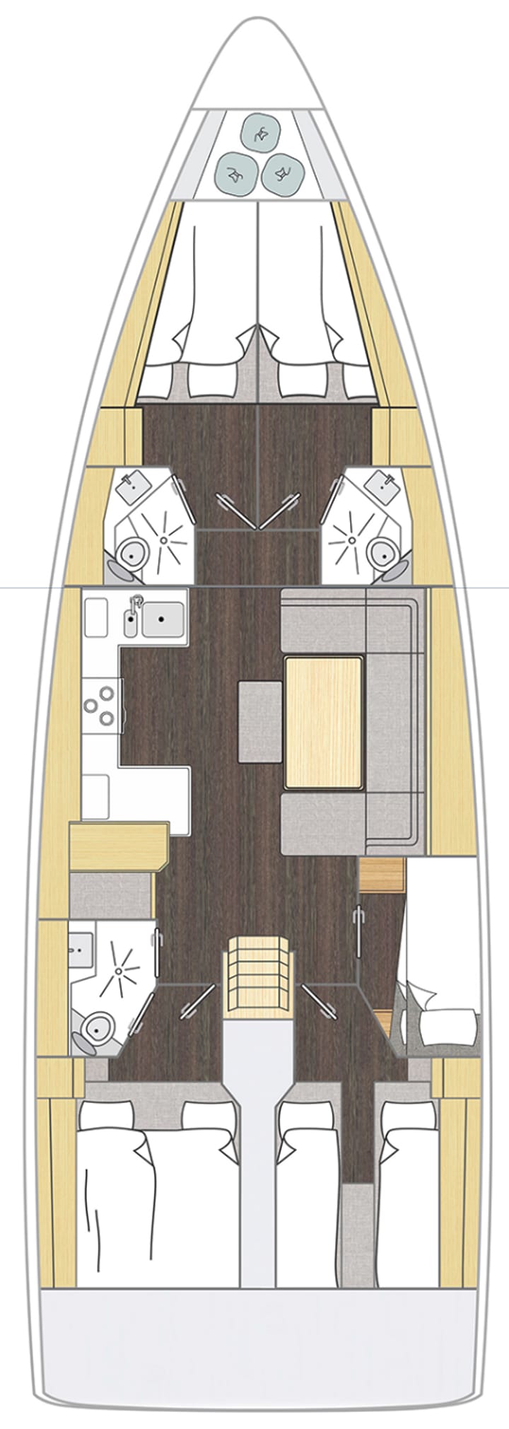 Bavaria 46 Cruiser Kiralık Yelkenli (2025) - Göcek | #23901 - 4