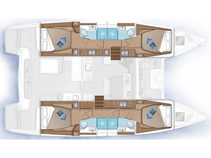 Catamaran Lagoon  46  (2022) for Charter - Preveza | #23909 - 19