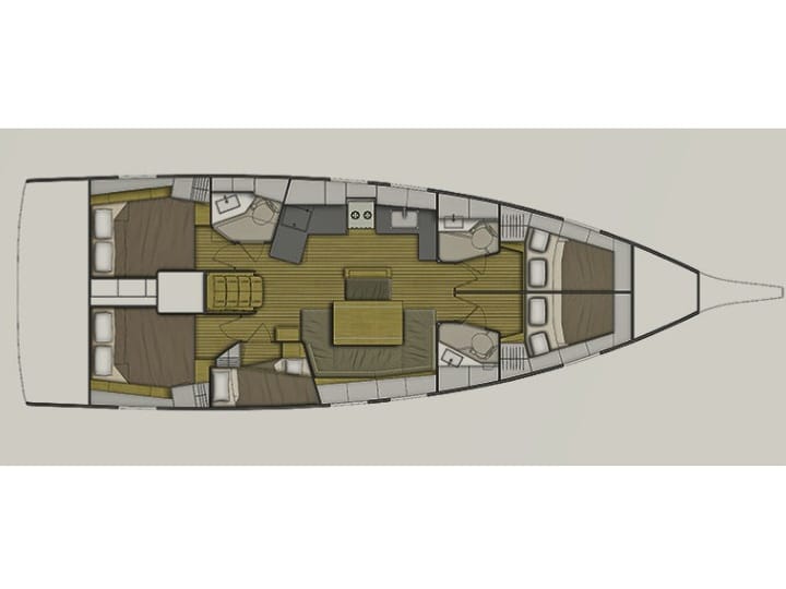 Voilier Beneteau Oceanis 46.1 (2020) pour Charter - Athènes | #23910 - 3
