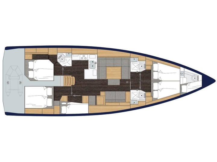 Bavaria  Cruiser 50 Kiralık Yelkenli (2023) - Göcek | #24001 - 20