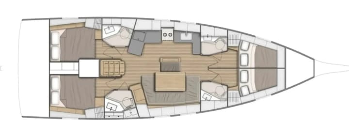  Barca a vela Beneteau Oceanis 46.1 (2023) per Noleggio, overcloccabile Göcek | #24043 - 27