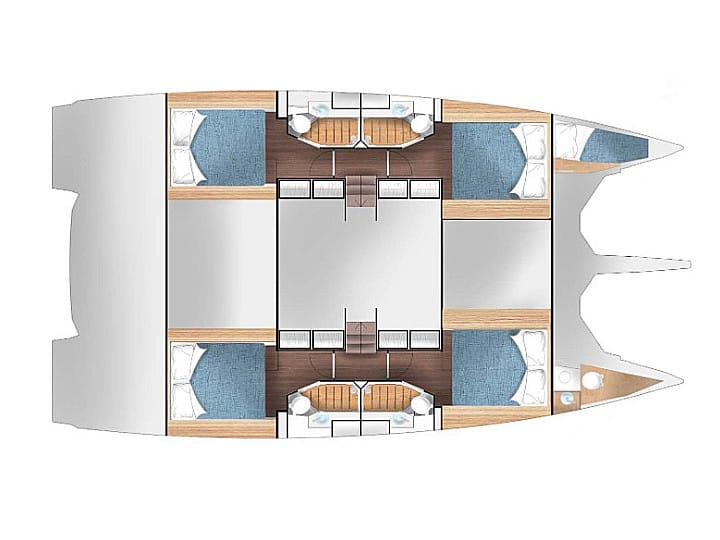 Salerno 13.42 m Für Charter Katamaran — #24128 - 16