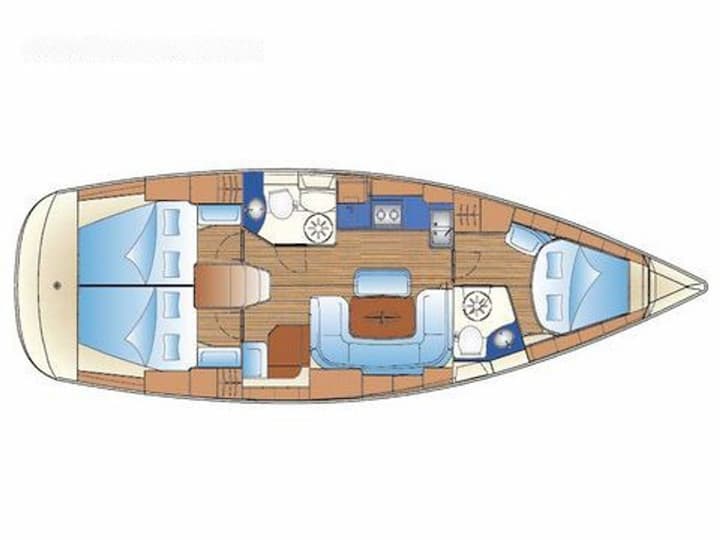 Gouvia 11.99 m Für Charter Segelboot — #24213 - 5