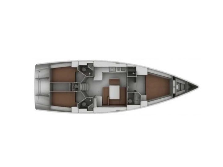 Gouvia 13.6 m Für Charter Segelboot — #24214 - 9