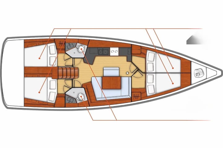Sailboat Beneteau Oceanis 45 (2018) for Charter - Tivat | #24262 - 19