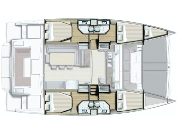 Furnari 13.1 m Per noleggio Catamarano - #24291 - 27