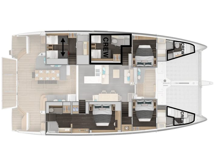  Catamarán Lagoon 60 (2026) para Charter - Portisco | #24350 - 13