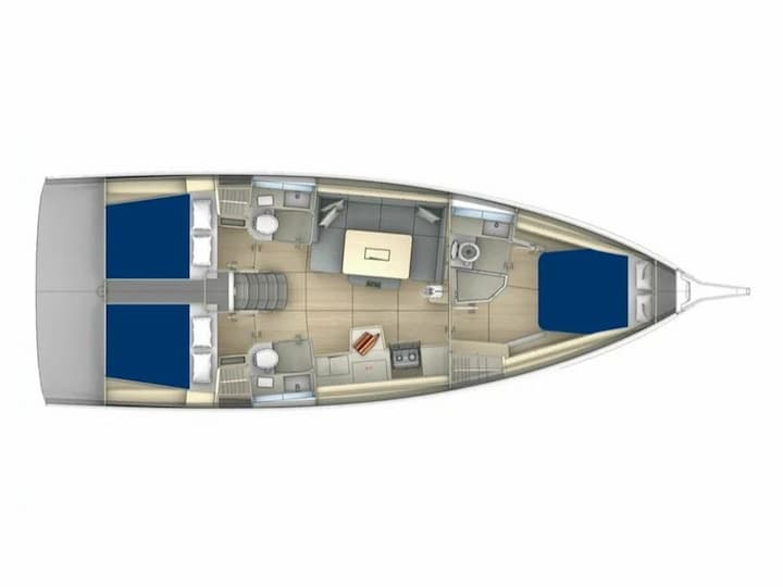 Volos 12.76 m Für Charter Segelboot — #24457 - 39