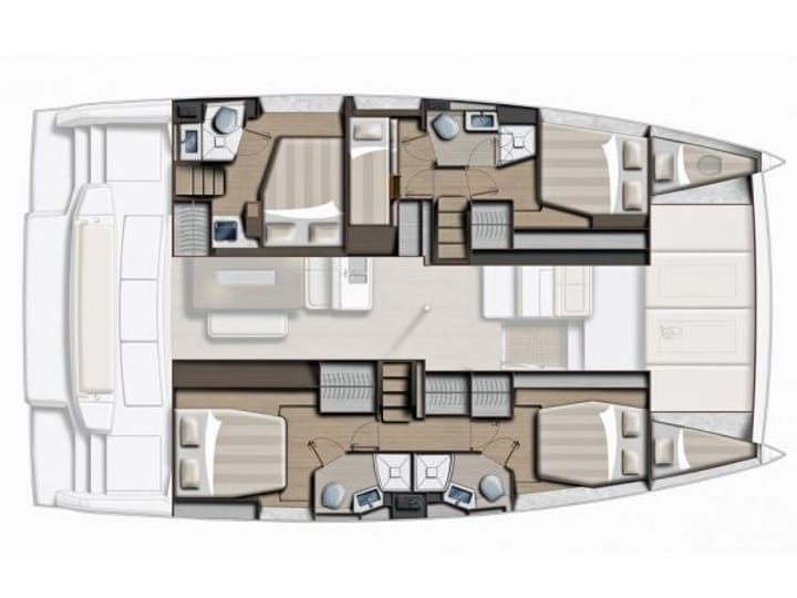 Lavrion 14.28 m Für Charter Katamaran — #24477 - 3