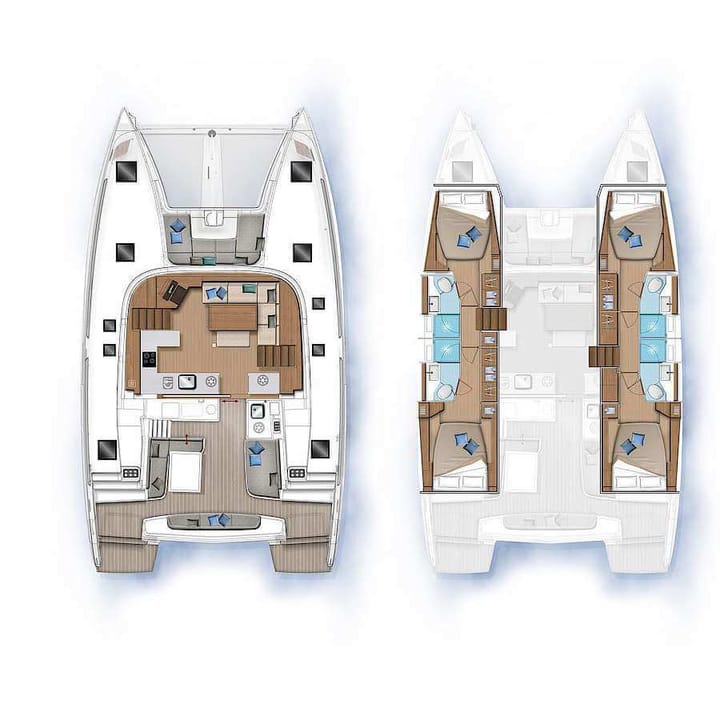 Gocek 13.99 m For Charter Catamaran - #24519 - 6
