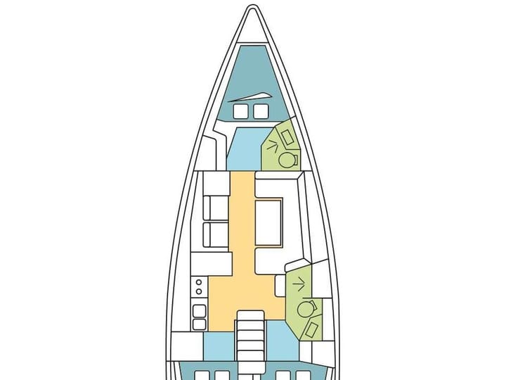 Sailboat Beneteau Oceanis 41 (2015) for Charter - La Spezia | #24532 - 4