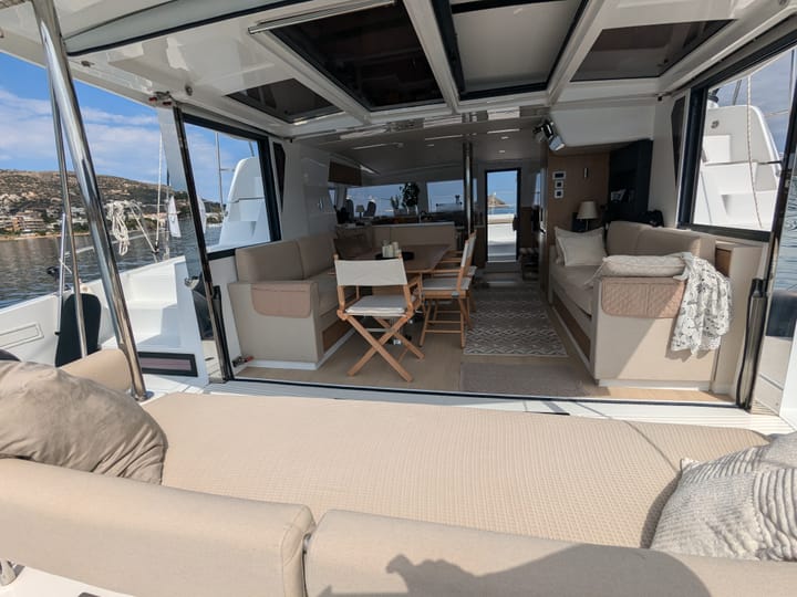 Lavrion 12.85 m Für Charter Katamaran — #24720 - 5