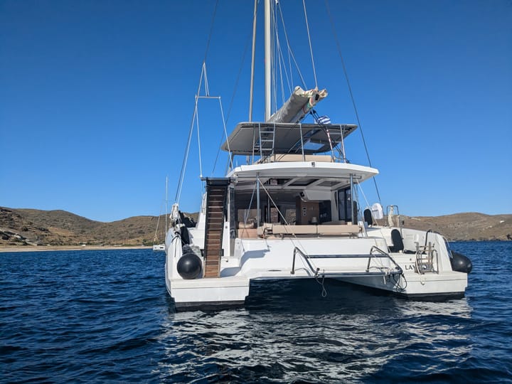 Lavrion 12.85 m Für Charter Katamaran — #24720 - 45