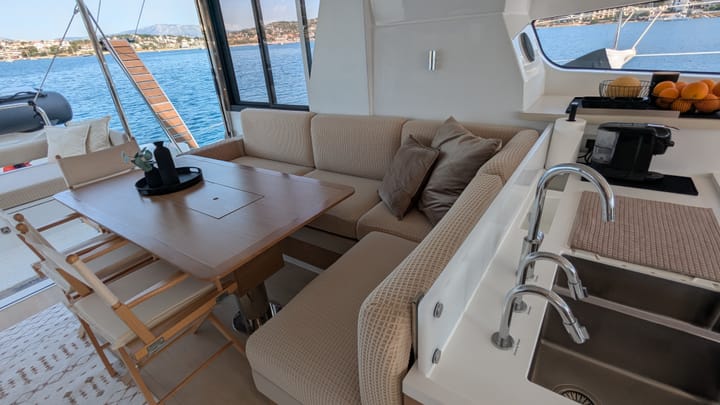 Lavrion 12.85 m Für Charter Katamaran — #24720 - 43