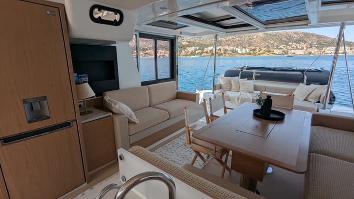 Lavrion 12.85 m Für Charter Katamaran — #24720 - 6
