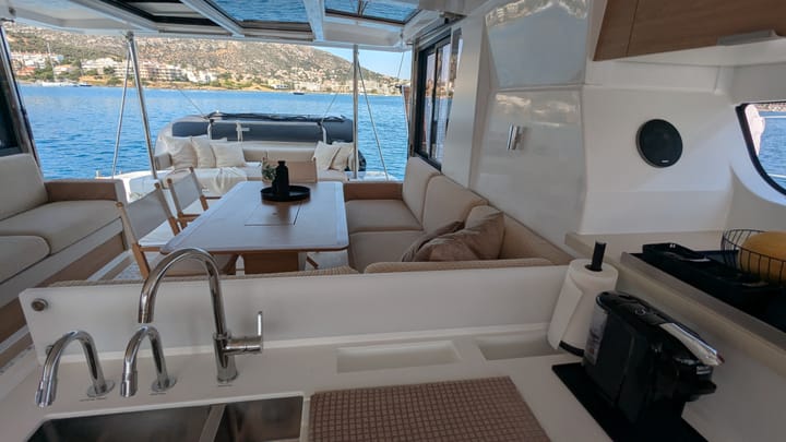 Lavrion 12.85 m Für Charter Katamaran — #24720 - 9