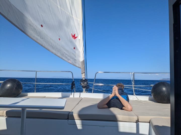 Lavrion 12.85 m Für Charter Katamaran — #24720 - 57