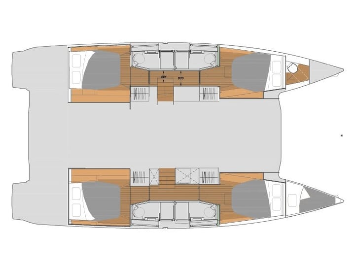 Catamaran Fountaine Pajot Elba 45 (2025) pour Charter - Rhodes | #24799 - 15
