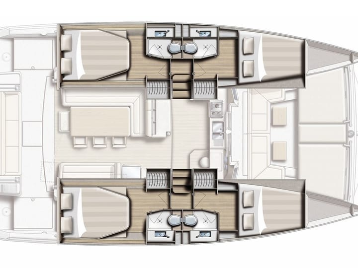 Catamaran Bali  4.1 (2020) for Charter - Lefkada | #24804 - 6